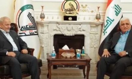 الفياض ورئيس جامعة الدفاع الايراني يبحثان سبل تعزيز التعاون وتبادل الخبرات بين البلدين
